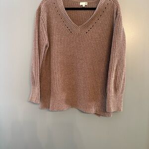 SO Thick V-Neck Knit Sweater
